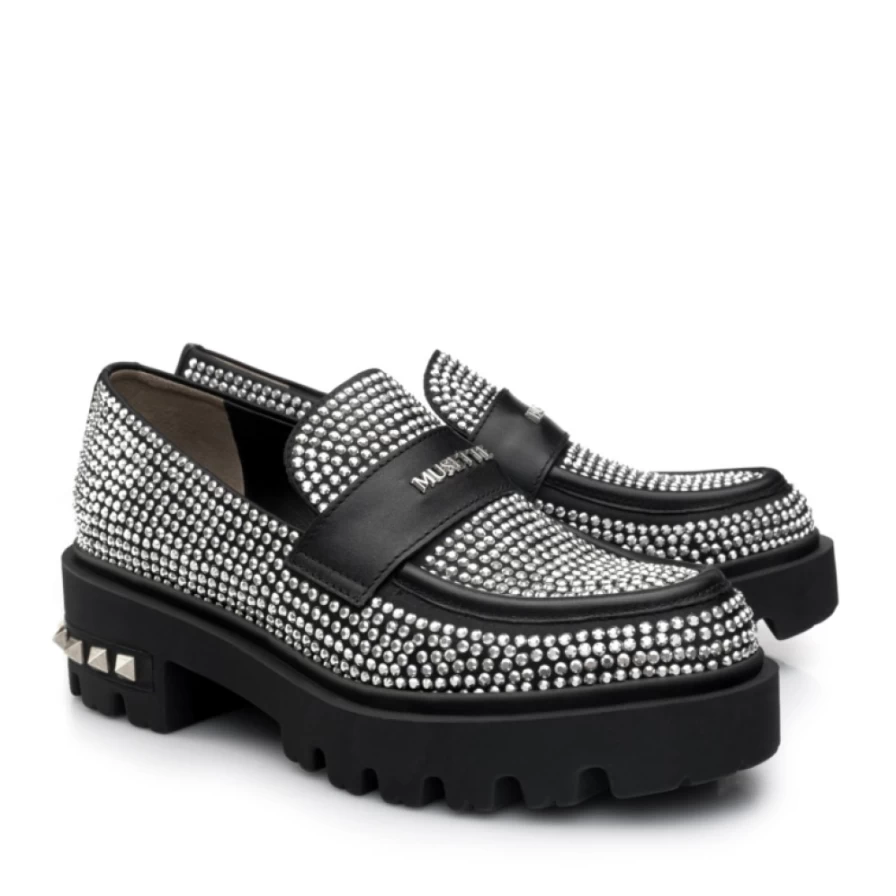 Musette Women's Sparkle 883 Glitter Fashion Sneakers for Style and Comfort