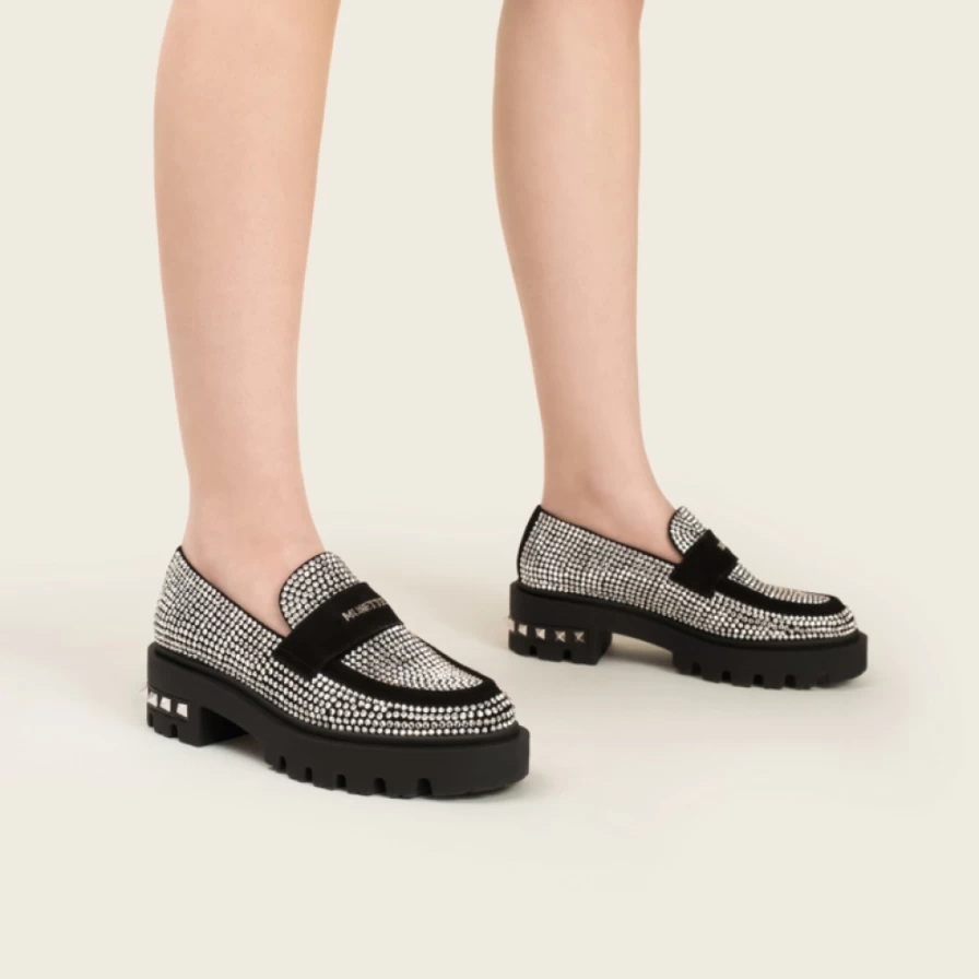 Musette Women's Sparkle 883 Glitter Fashion Sneakers for Style and Comfort