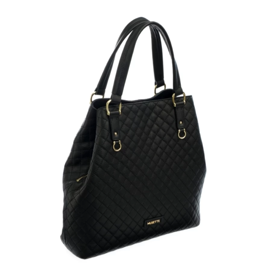 Musette Women's Leather Handbag - Geanta Arnela Matlasat Stylish & Durable
