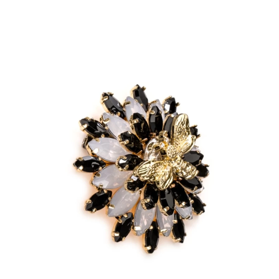Musette Women's Crystal Bee Shoe Accessories - Elegant Shoe Clips for Formal Wear