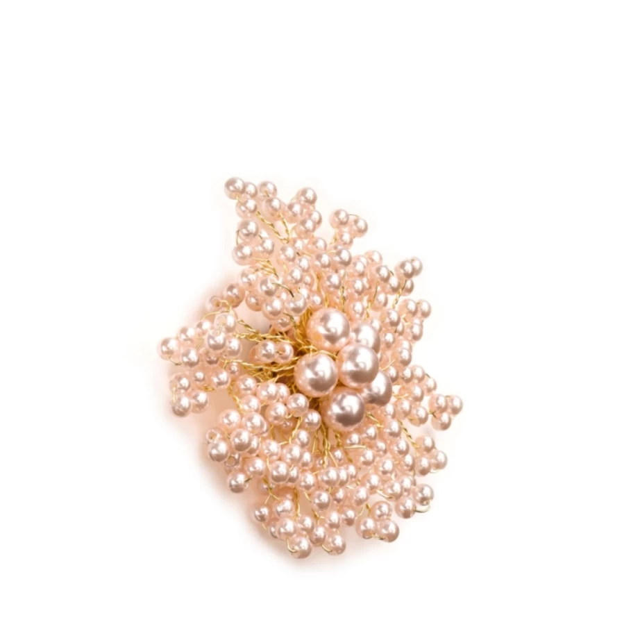 Musette Women's Pearl Embellished Shoe Accessories - Elegant & Stylish Footwear Decor